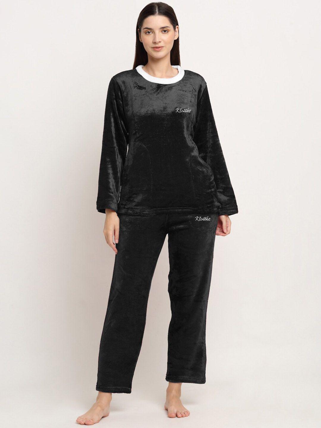 klotthe round neck top with trousers