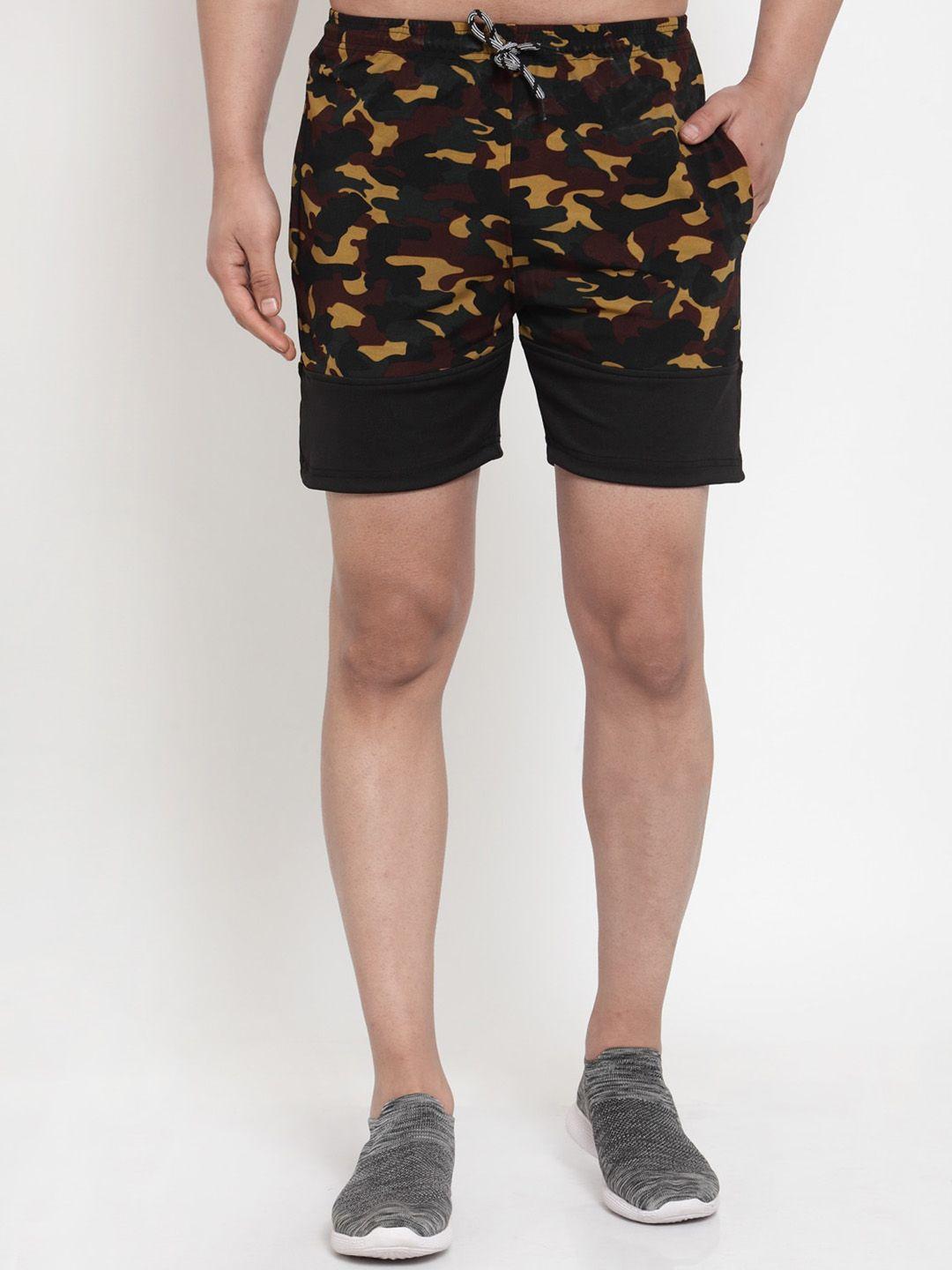 klotthe camouflage printed rapid dry sports shorts