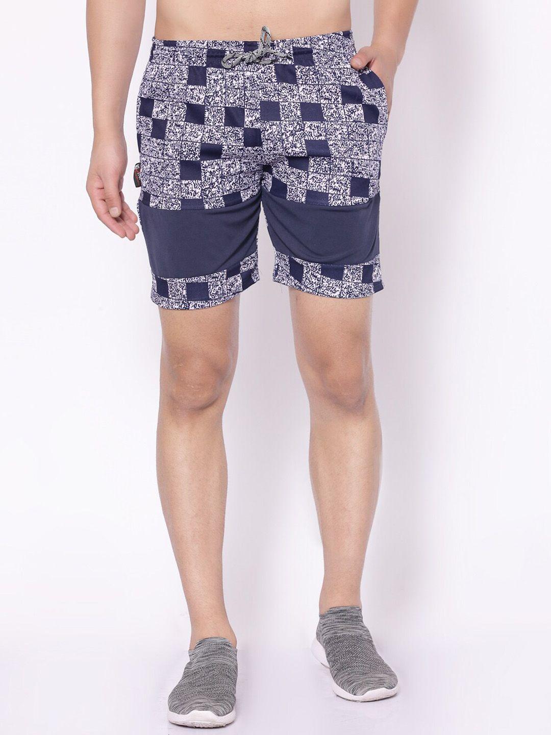 klotthe geometric printed rapid dry sports shorts