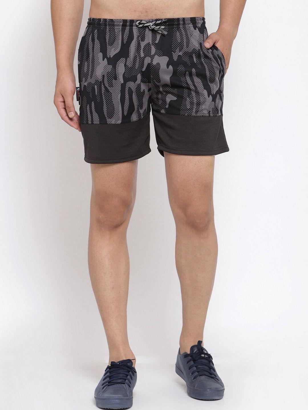 klotthe men abstract printed rapid-dry shorts