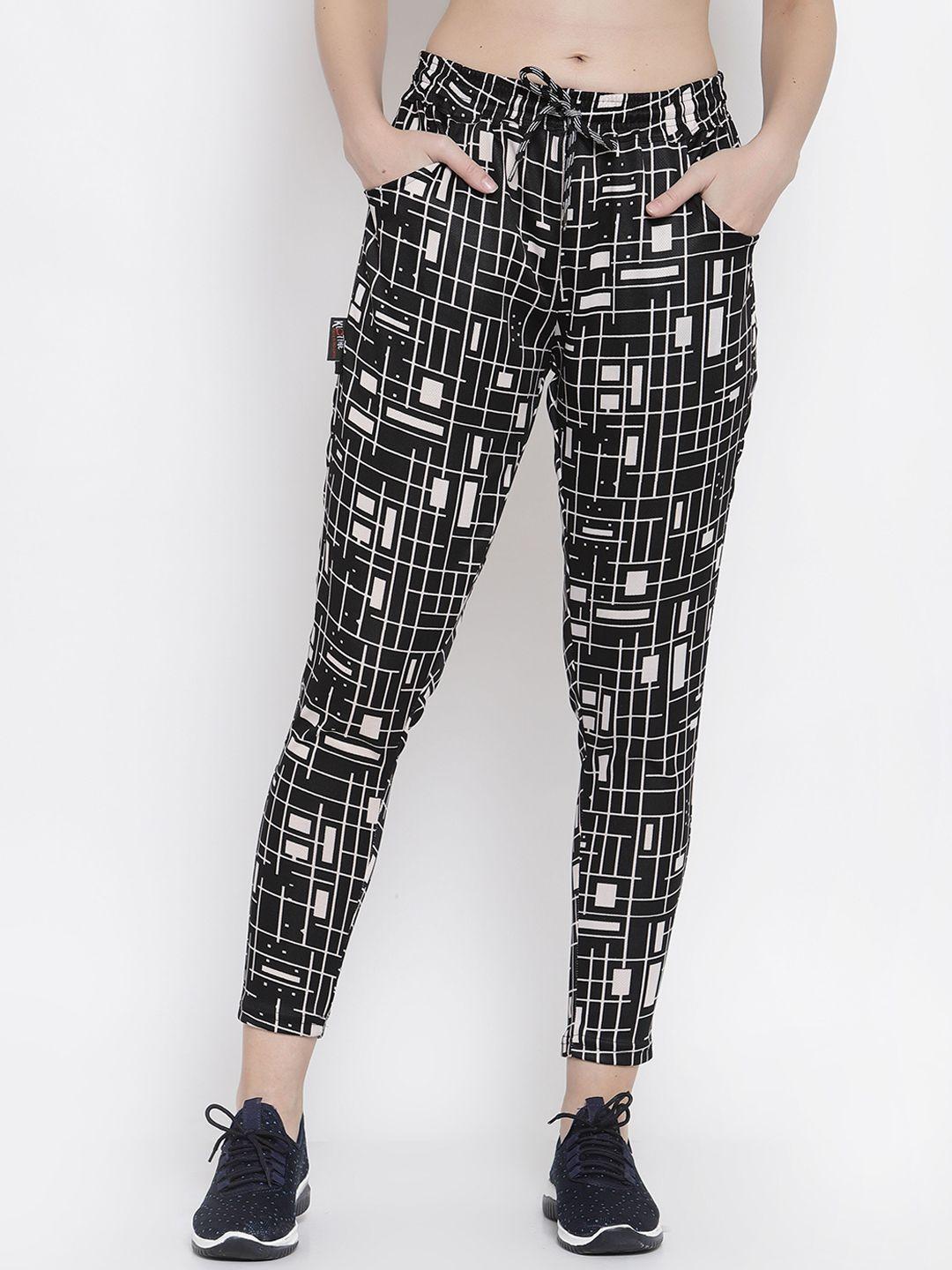 klotthe women printed slim-fit rapid dry track pant