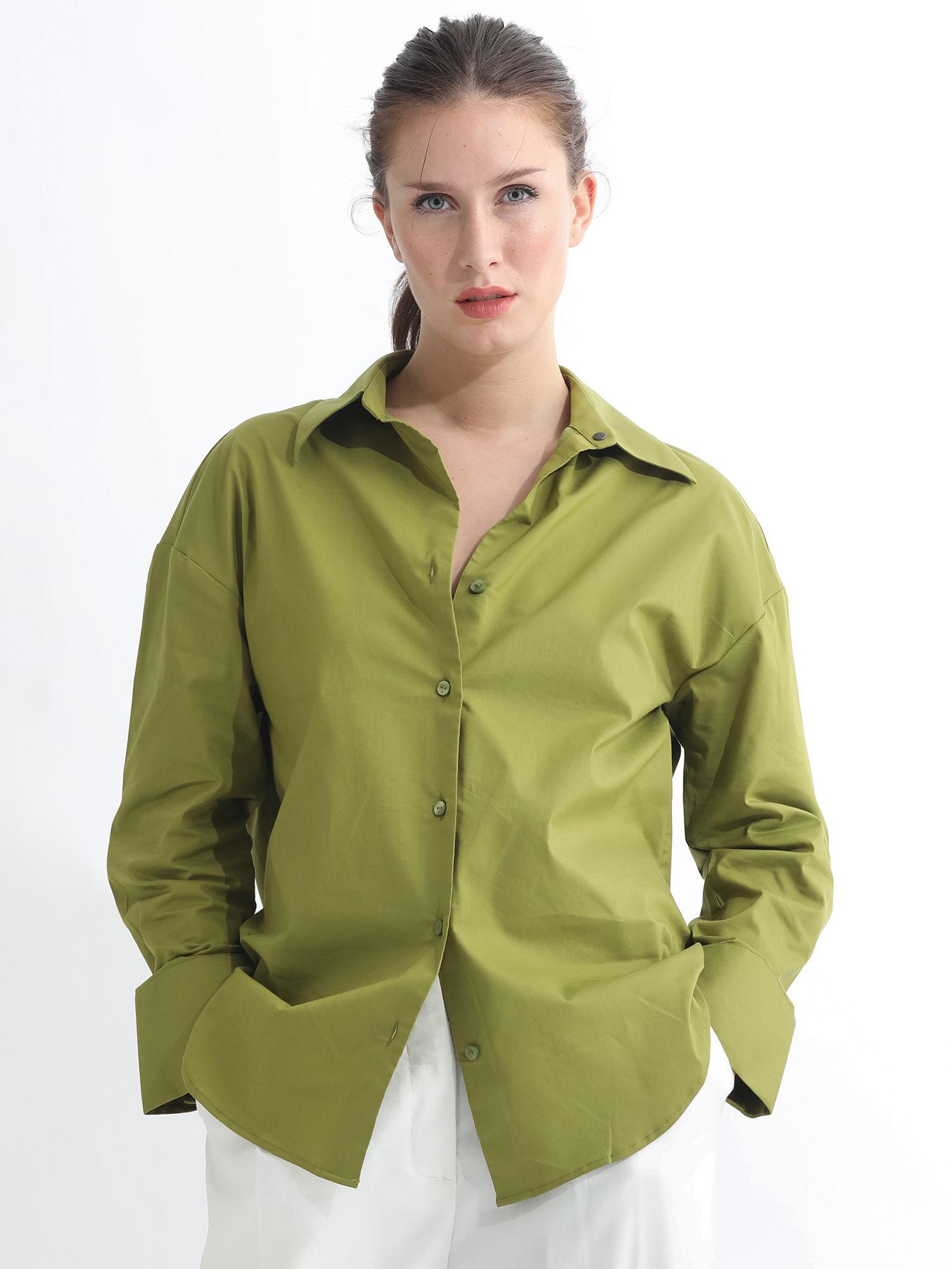 klox light olive shirt