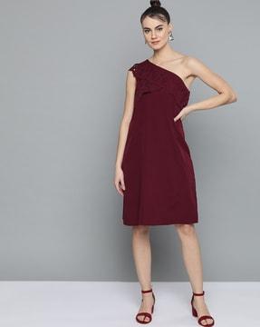 knee length a-line dress