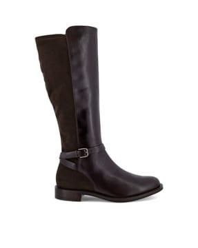 knee-length boots with zip-closure