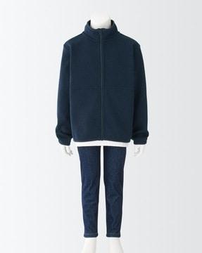 knit fleece jacket
