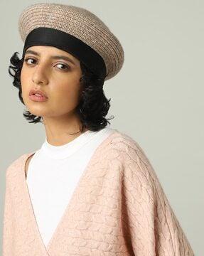 knit beret hat