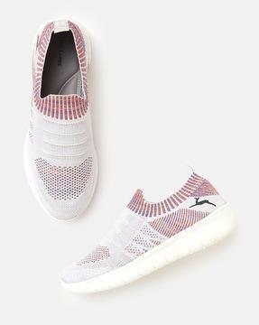 knit slip-on casual shoes
