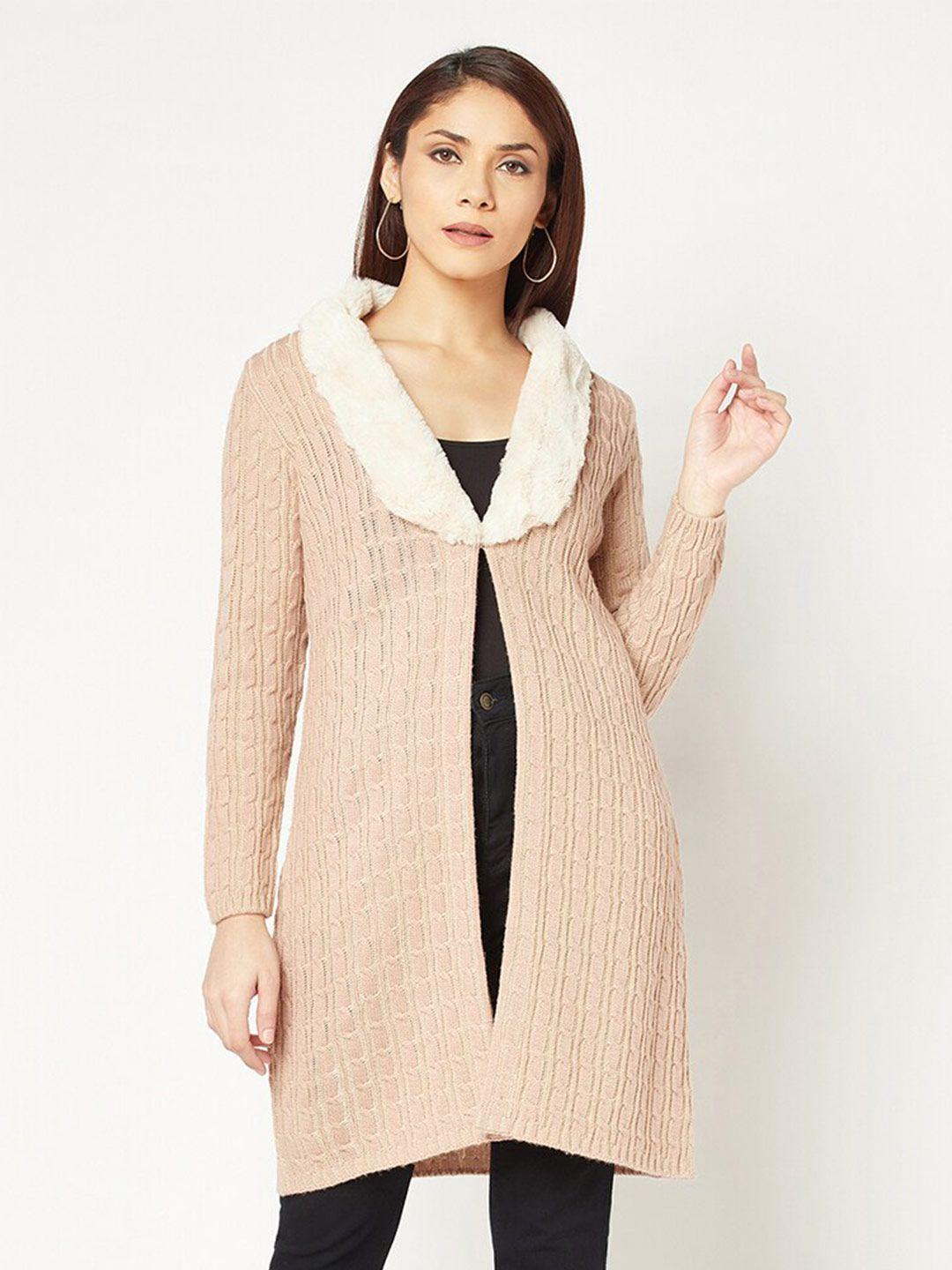 knitstudio women self design longline shrug