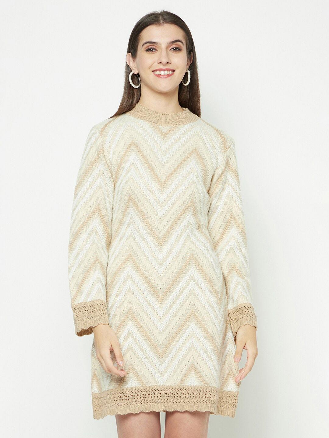 knitstudio woollen t-shirt mini dress