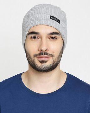 knitted cotton beanie