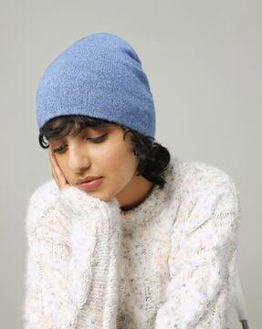 knitted beanie cap