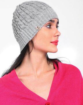 knitted beanie cap