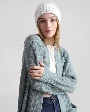 knitted cardigan with pockets