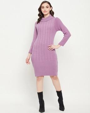 knitted high-neck pullover