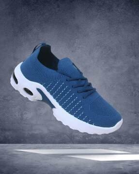 knitted narrow fit walking shoes