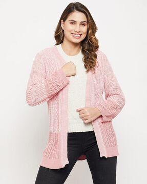 knitted relaxed fit cardigan