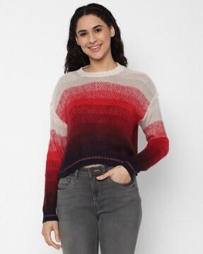 knitted round-neck pullover