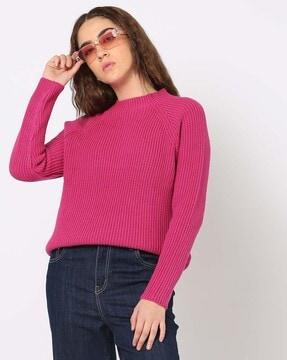 knitted round-neck pullover