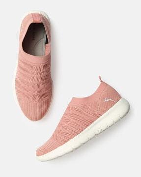 knitted slip-on casual shoes