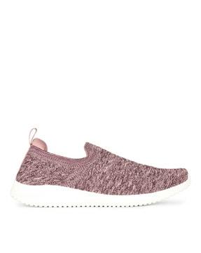 knitted slip-on casual shoes