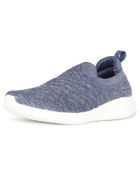 knitted slip-on casual shoes