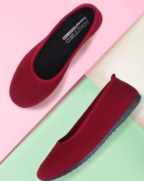 knitted slip-on casual shoes