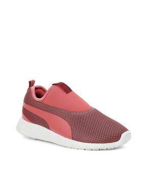 knitted slip-on sneakers