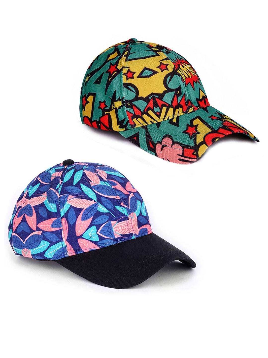 knotyy pack of 2 printed snapback cap