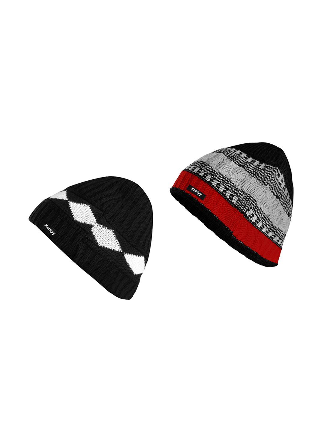 knotyy men pack of 2 beanies
