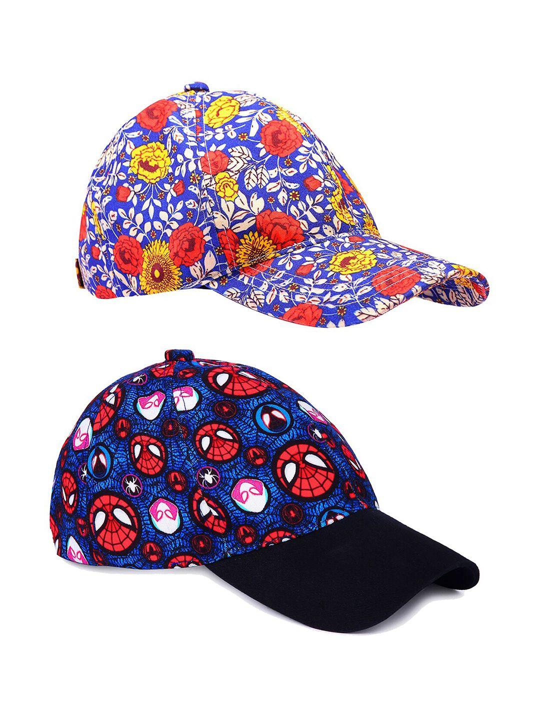 knotyy set of 2 printed snapback cap