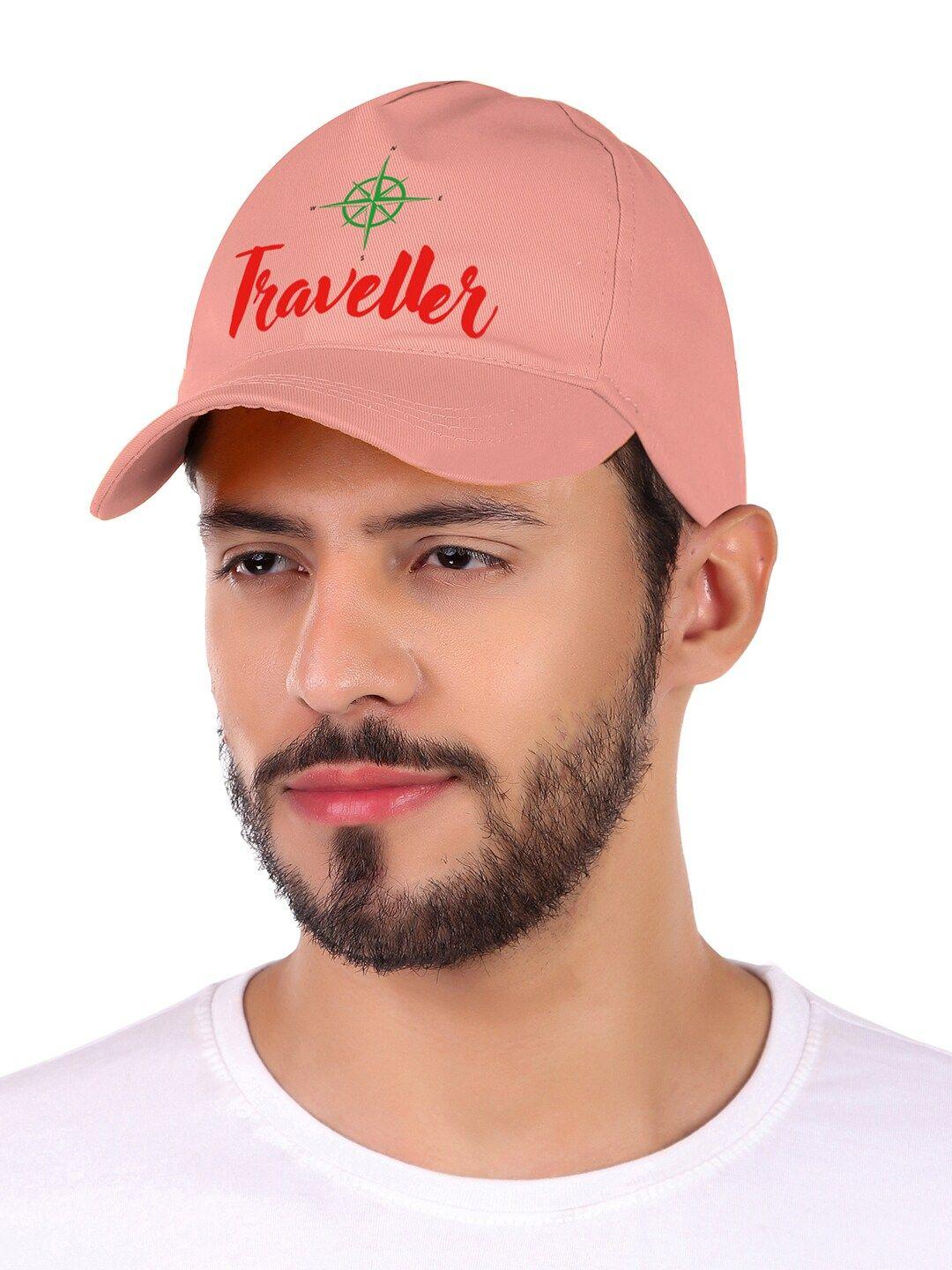 knotyy unisex pink & red printed baseball cap