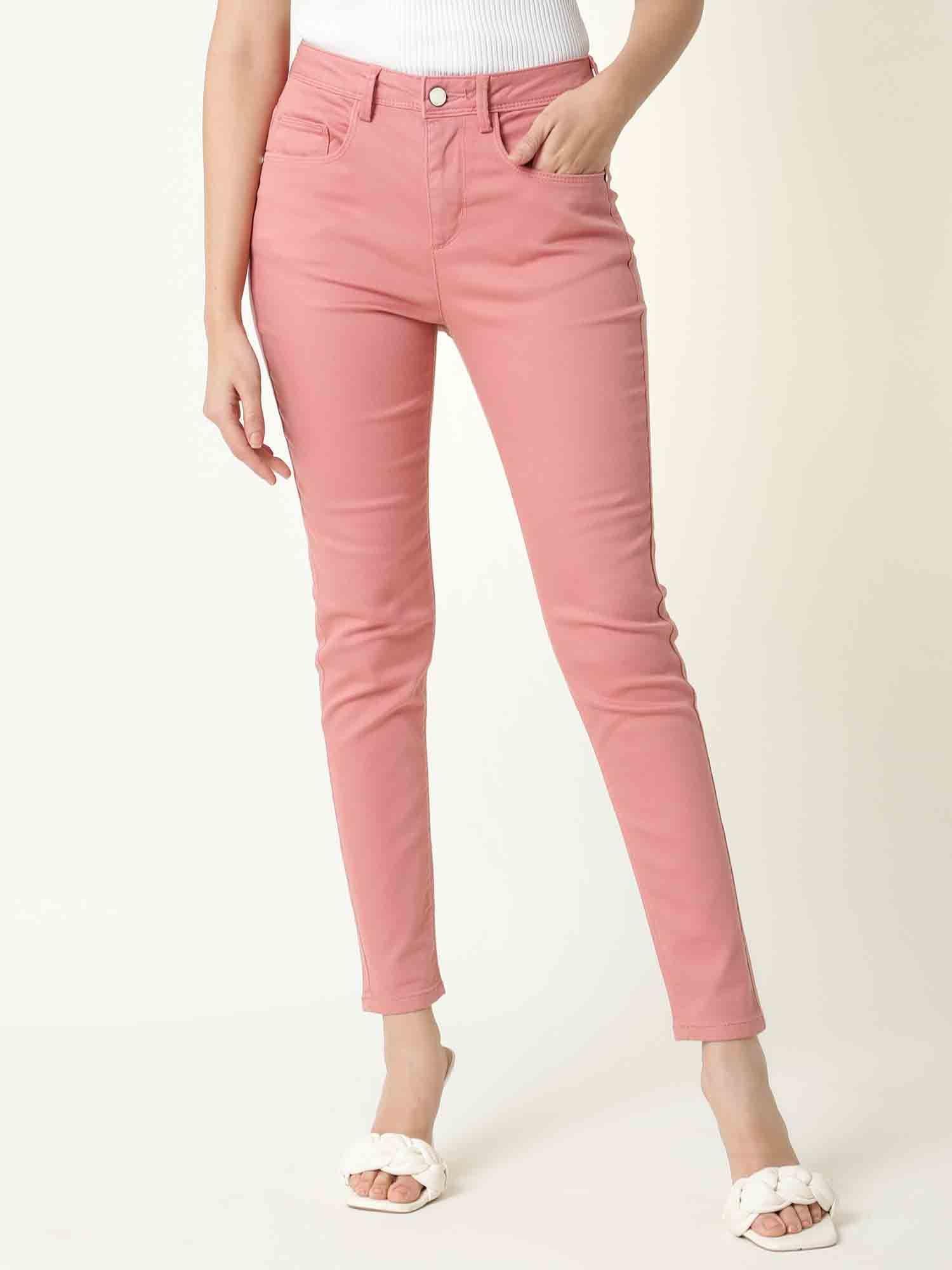 kocho pink denim pant