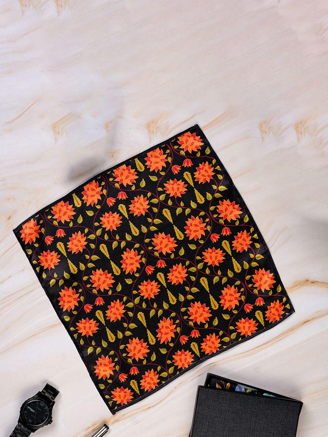 kolorobia men floral printed pocket squares