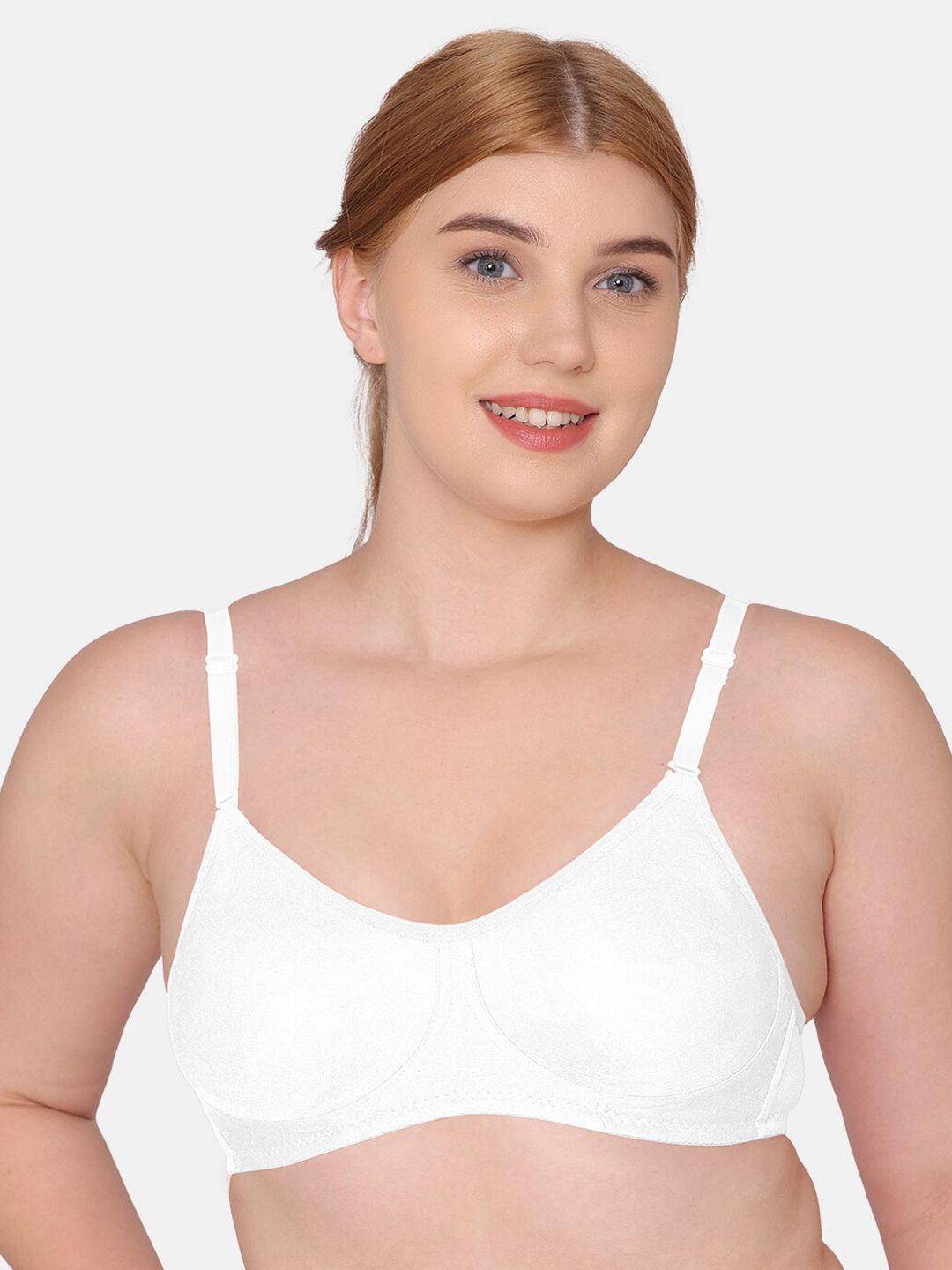 komli non-padded cotton rich full coverage bra