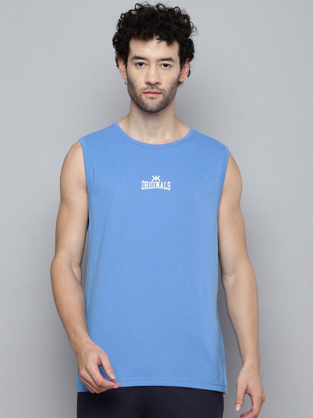 kook n keech blue regular fit cotton t-shirt