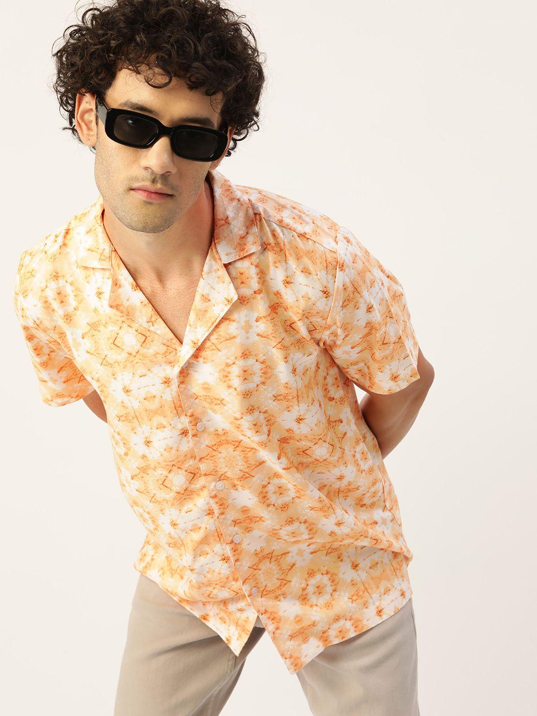 kook n keech classic opaque printed casual shirt