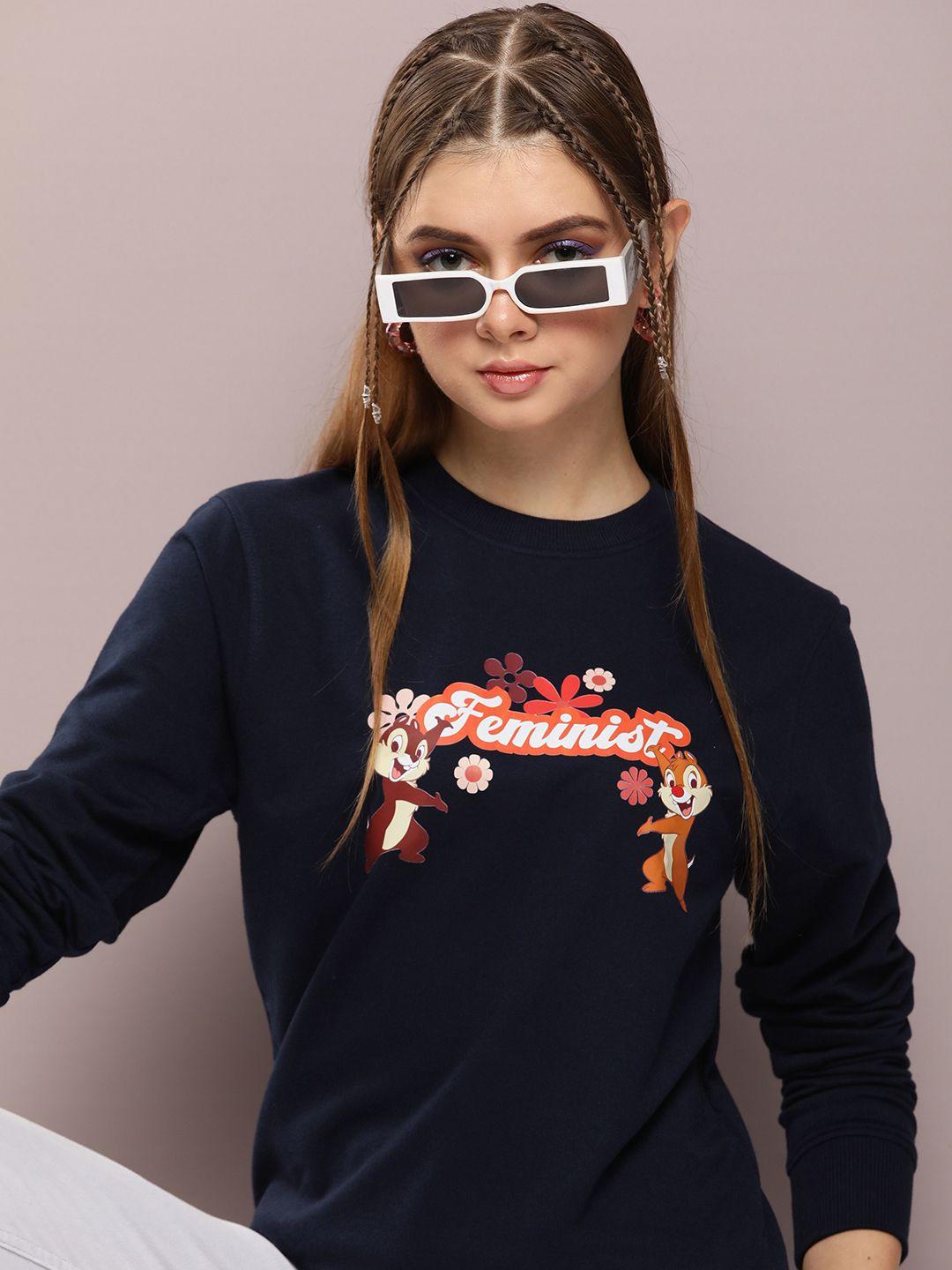 kook n keech disney women graphic printed sweatshirt