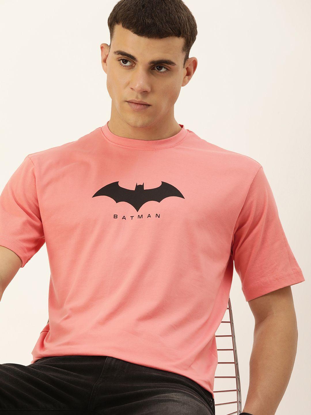 kook n keech men batman printed pure cotton t-shirt