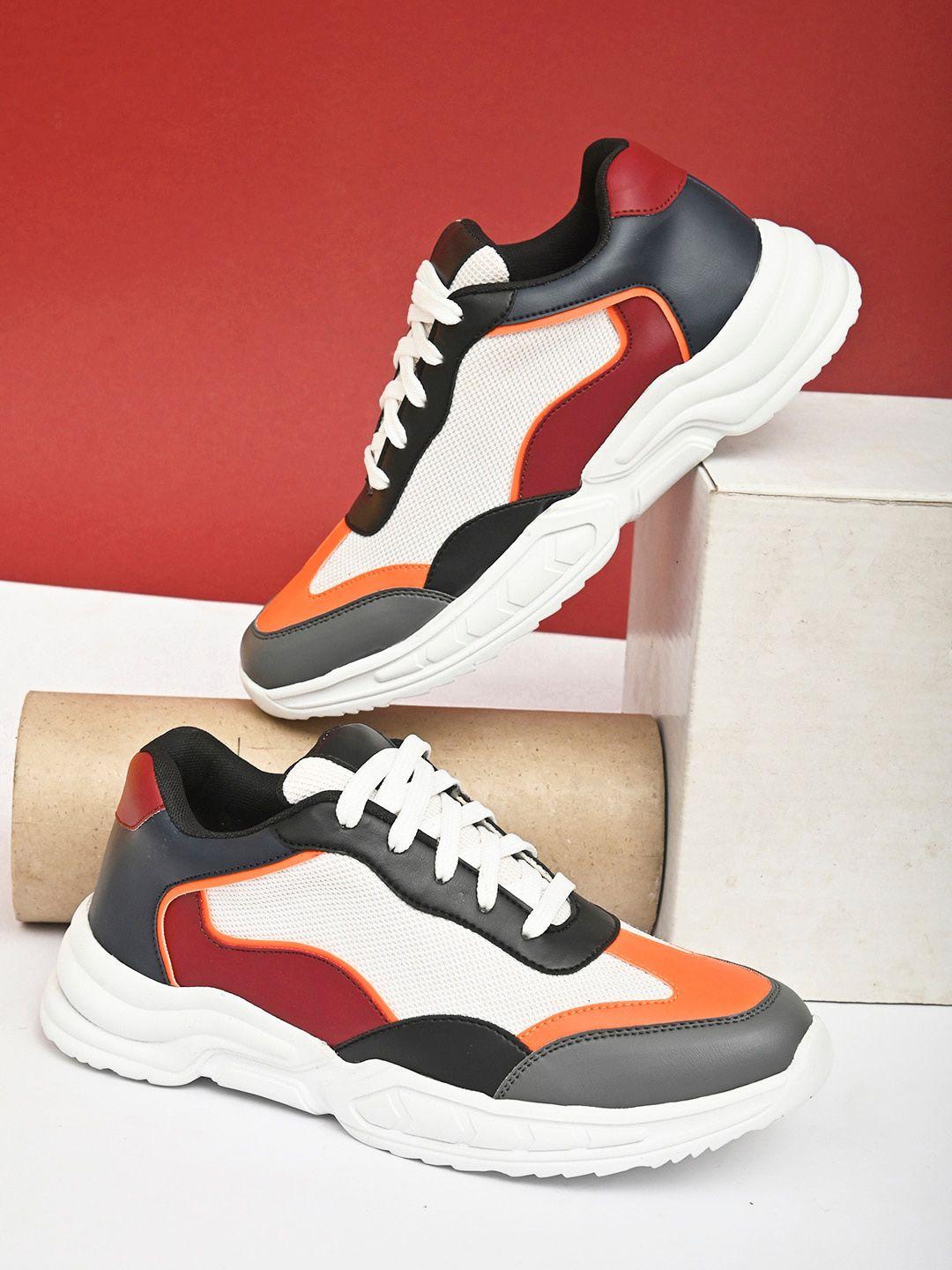 kook n keech men colourblocked sneakers