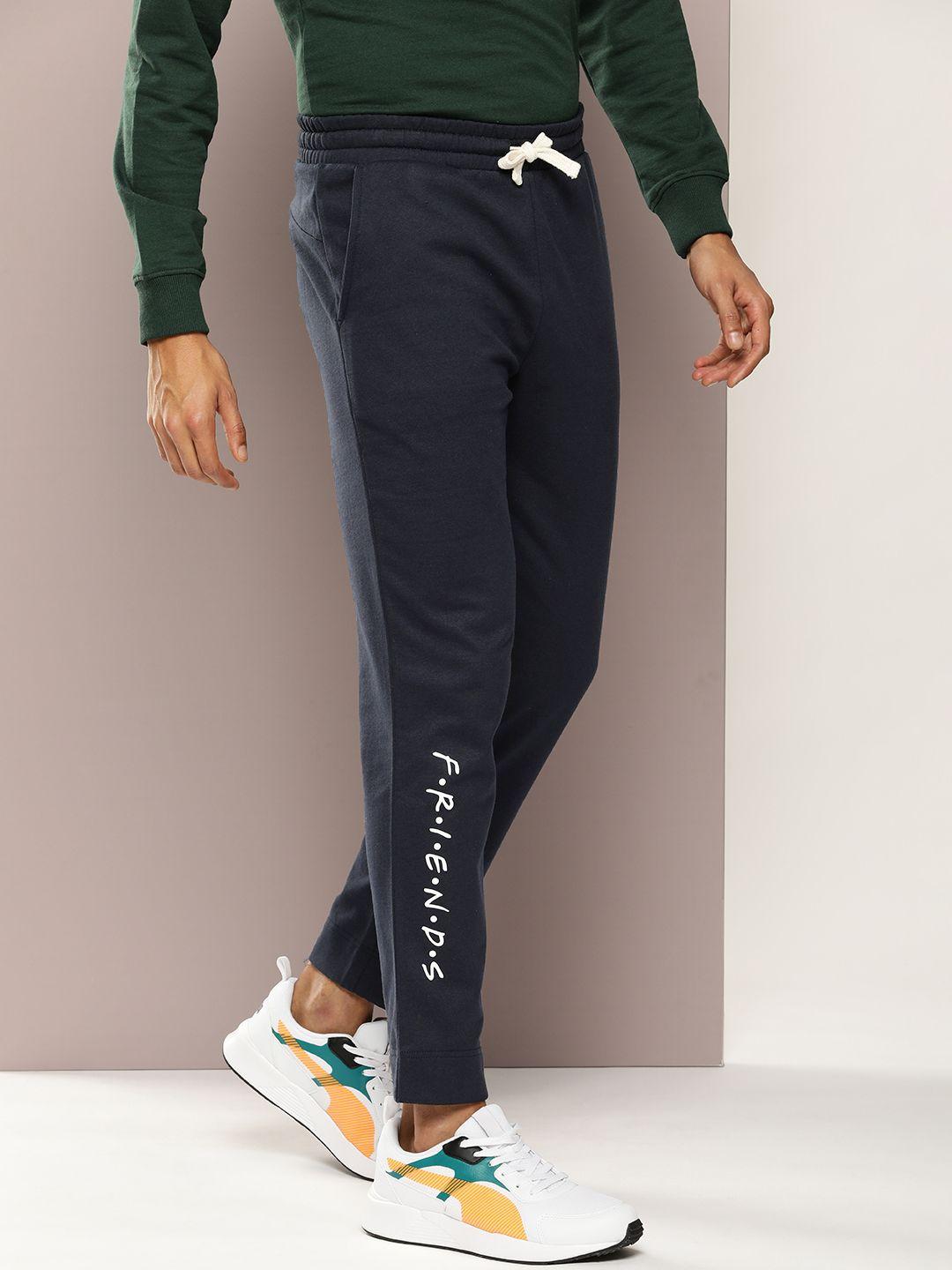 kook n keech men friends printed slim fit track pants