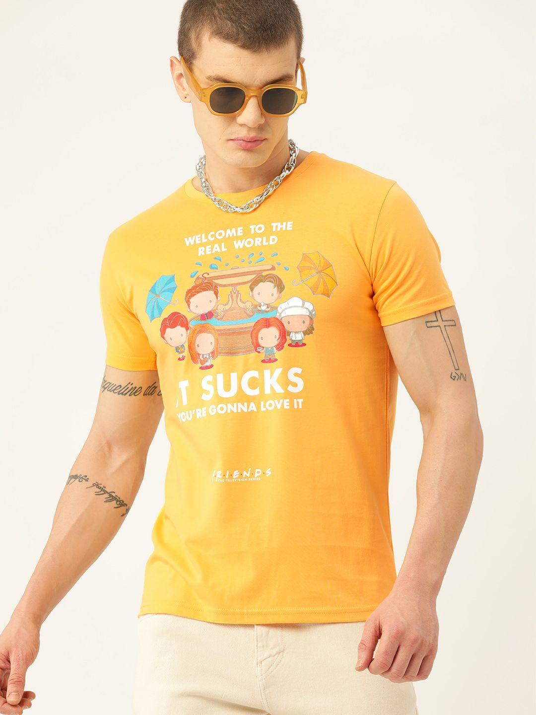 kook n keech men friends printed t-shirt