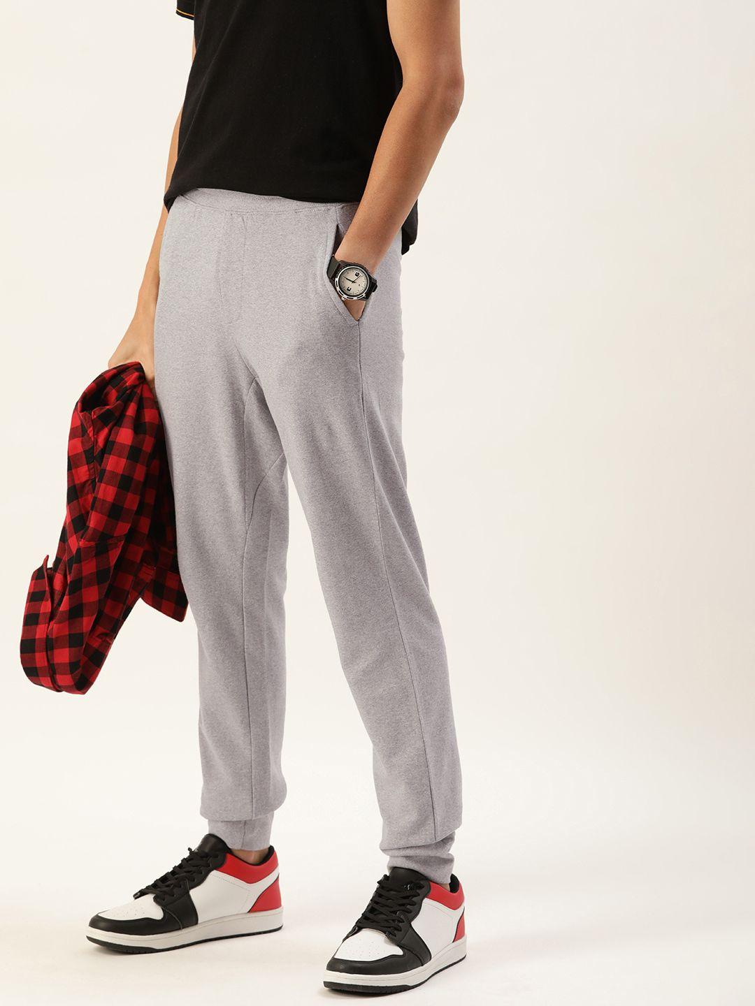 kook n keech men grey melange solid joggers