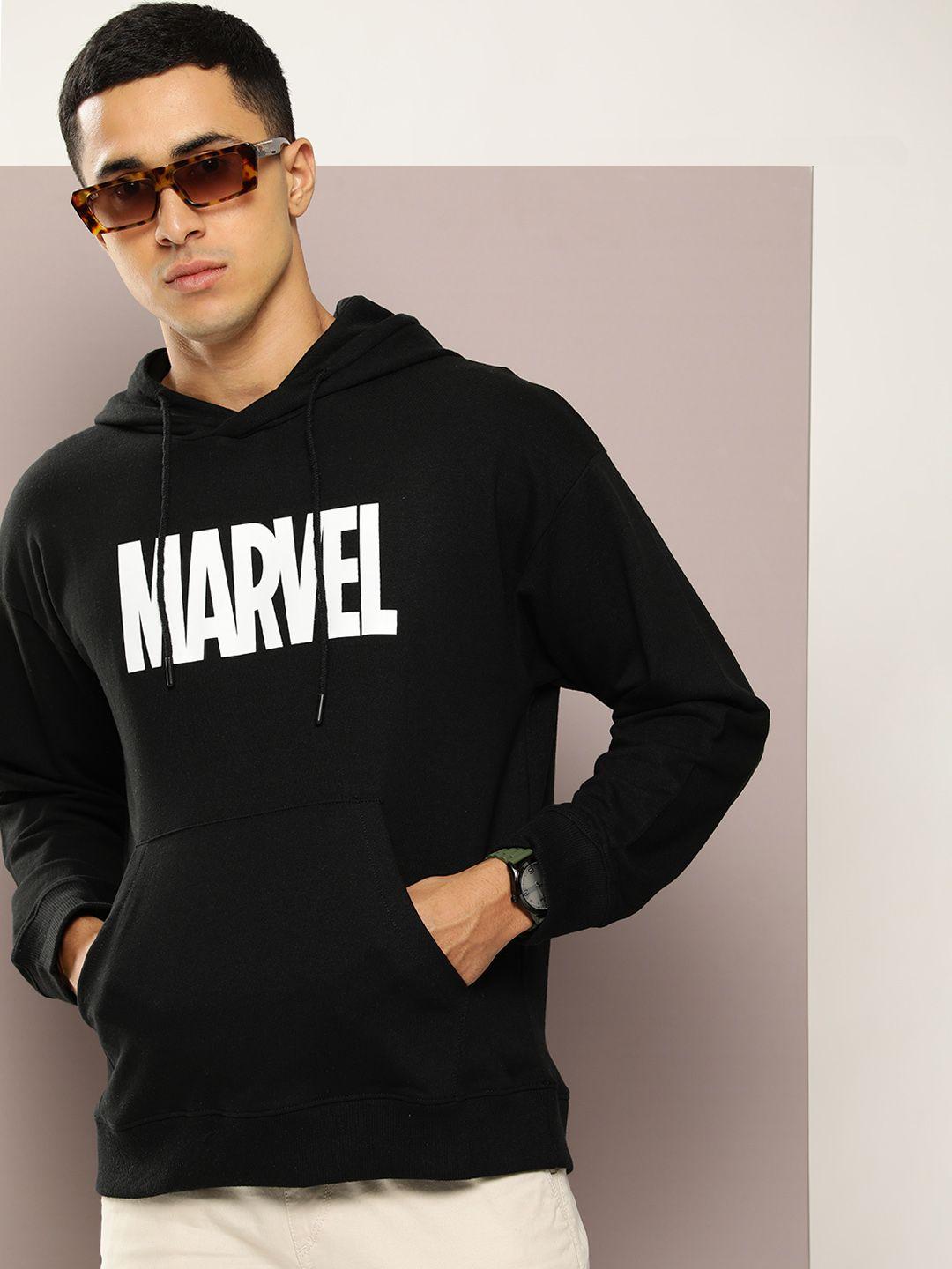 kook n keech men marvel printed hooded sweatshirt