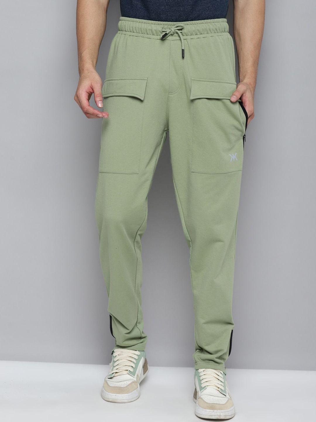 kook n keech men mid rise cargo cotton joggers