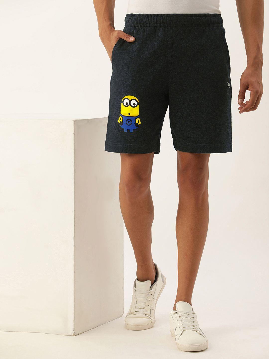 kook n keech men minions printed shorts