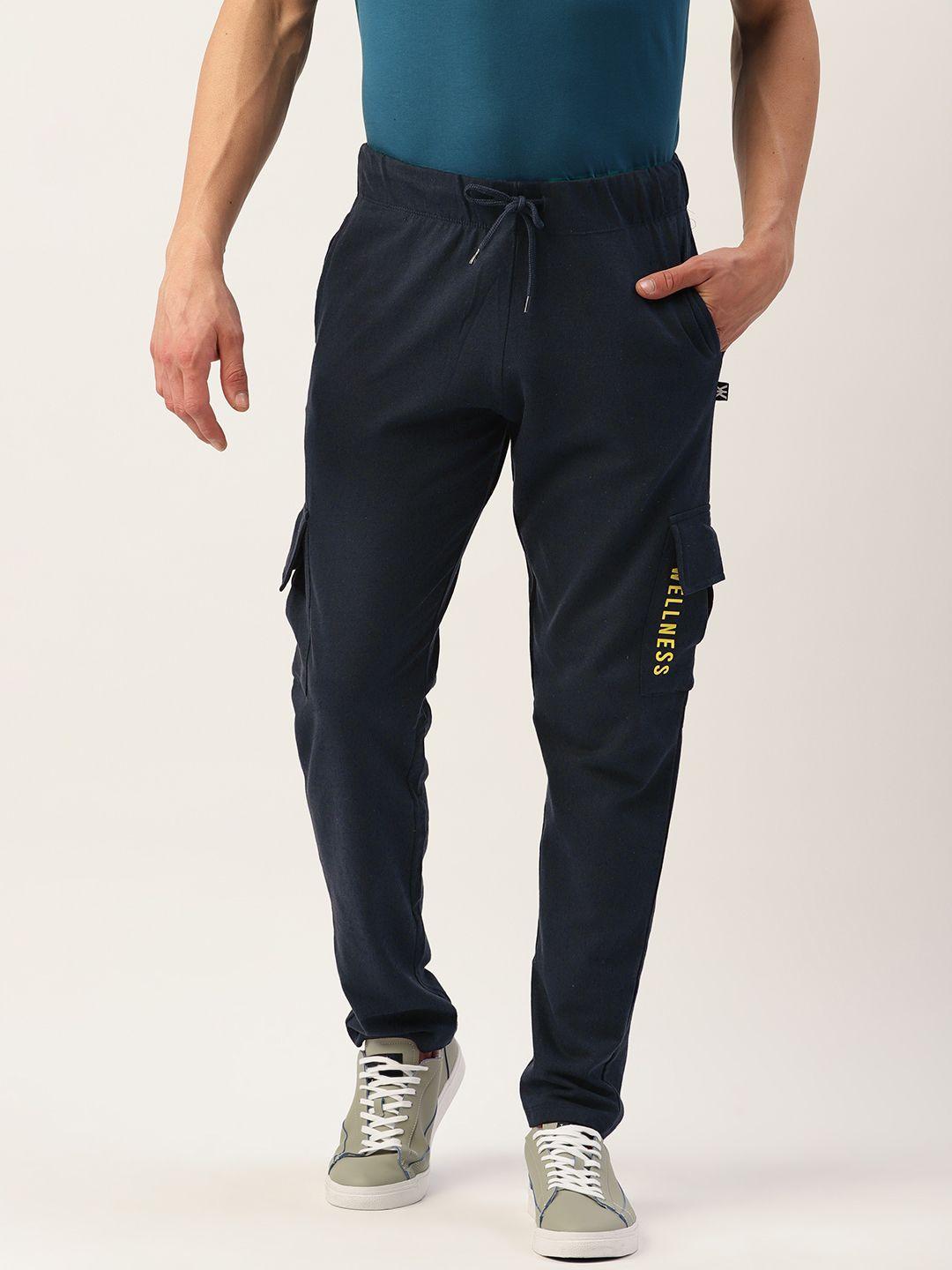 kook n keech men pure cotton cargo pockets track pants