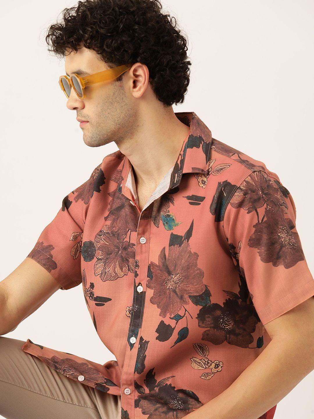 kook n keech men relaxed floral opaque printed casual shirt