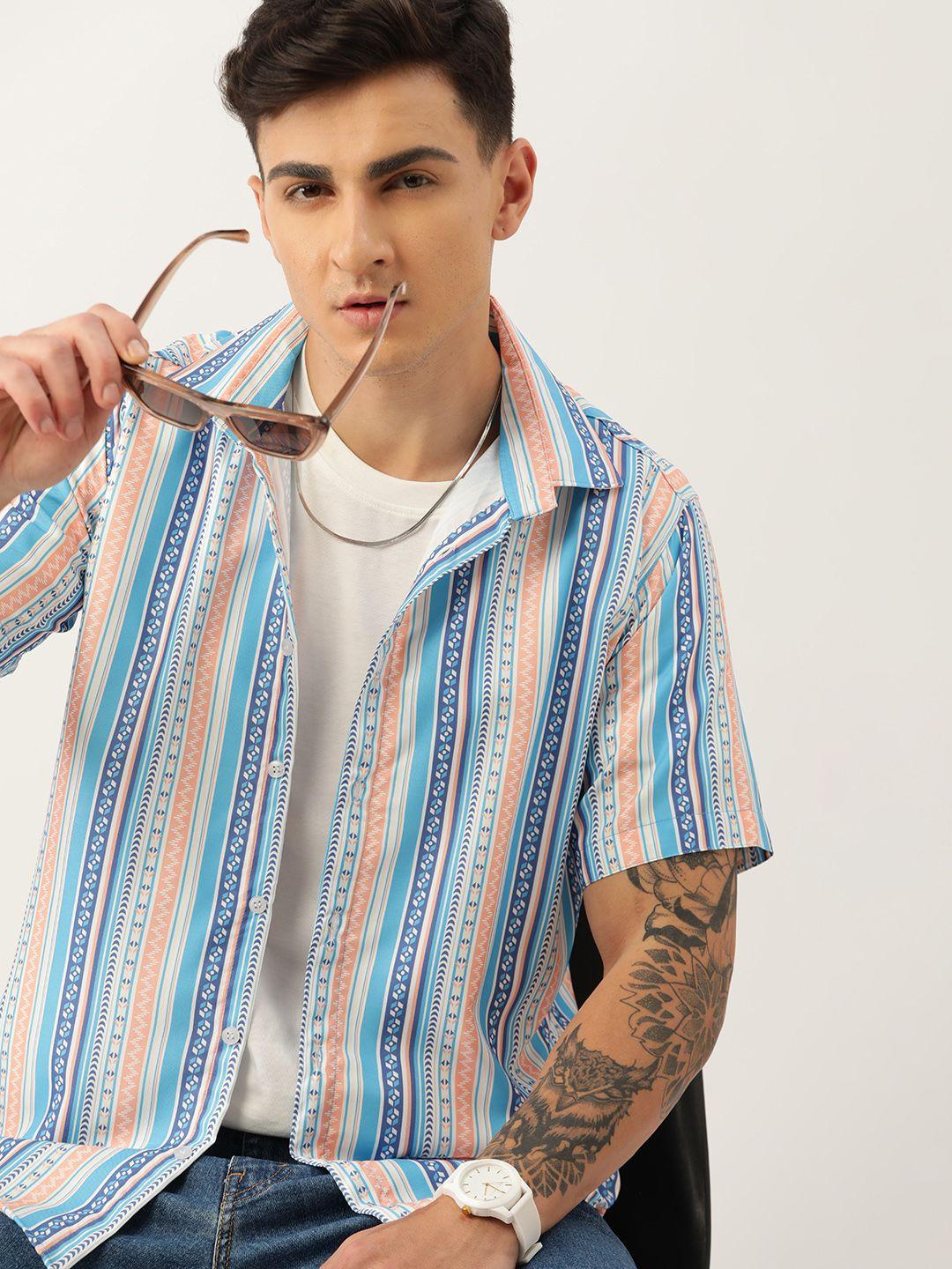 kook n keech men relaxed opaque ethnic motifs printed casual shirt