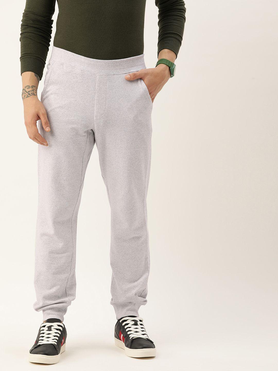 kook n keech men white solid joggers