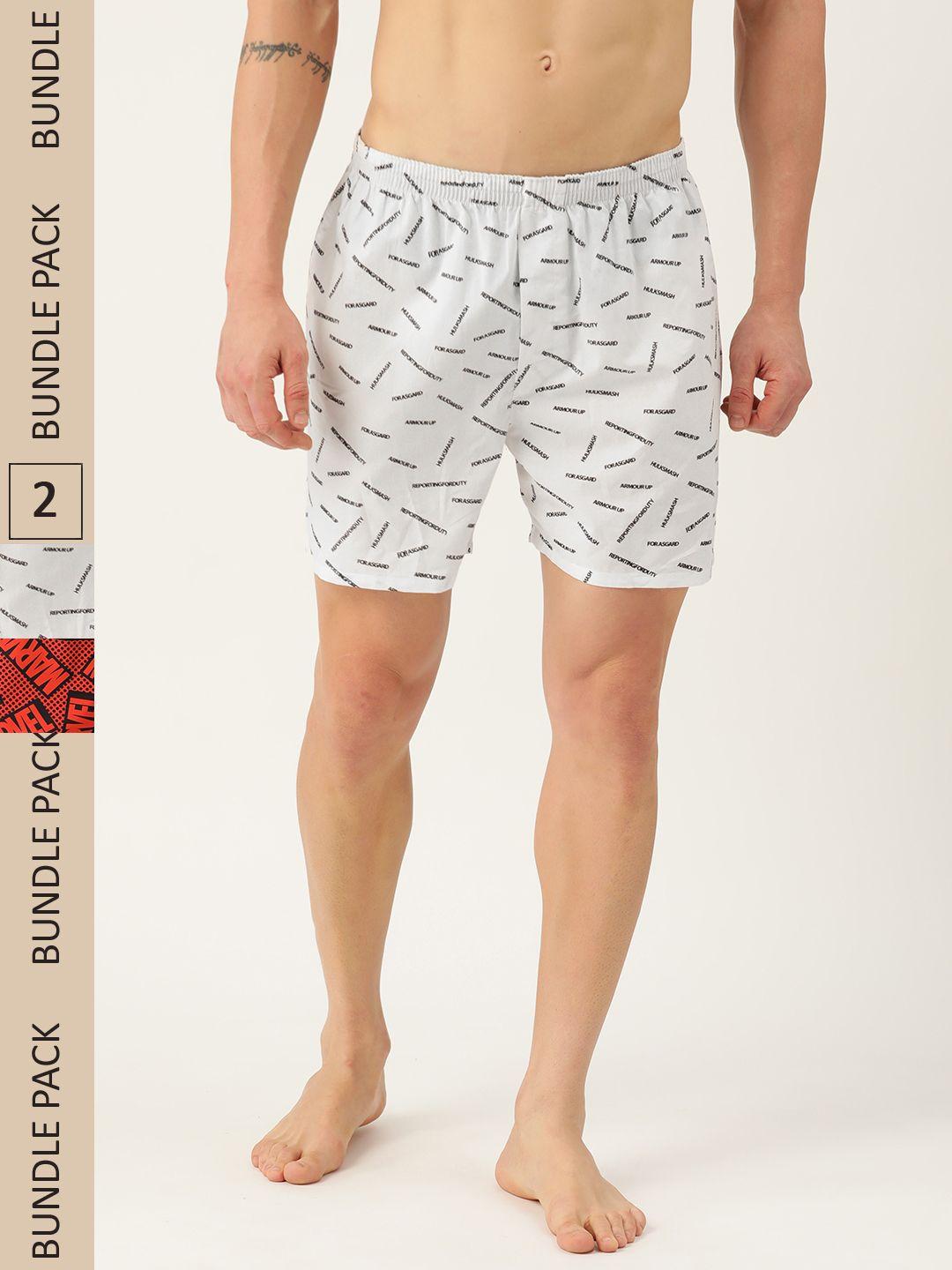 kook n keech pack of 2 printed shorts